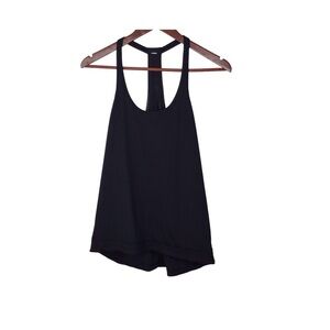 Lululemon Black Mesh Back Racer Back Tank Top.